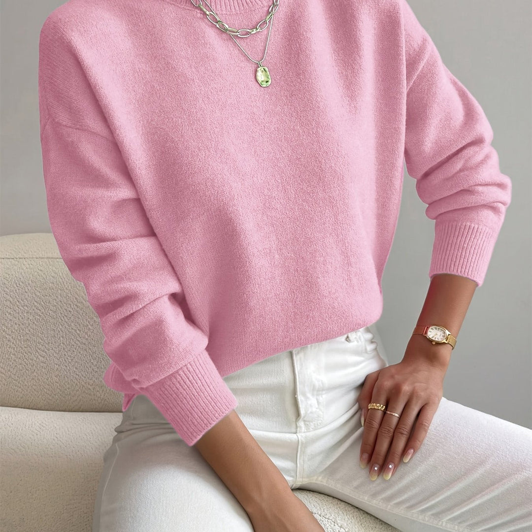 Addison oversized mock neck sweater – image 19