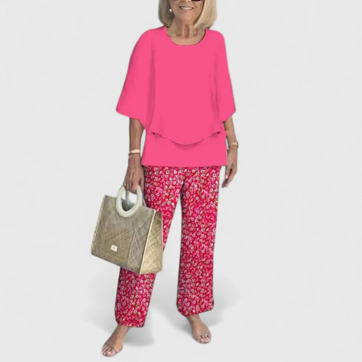 Ondine two piece printed pants set – image 7