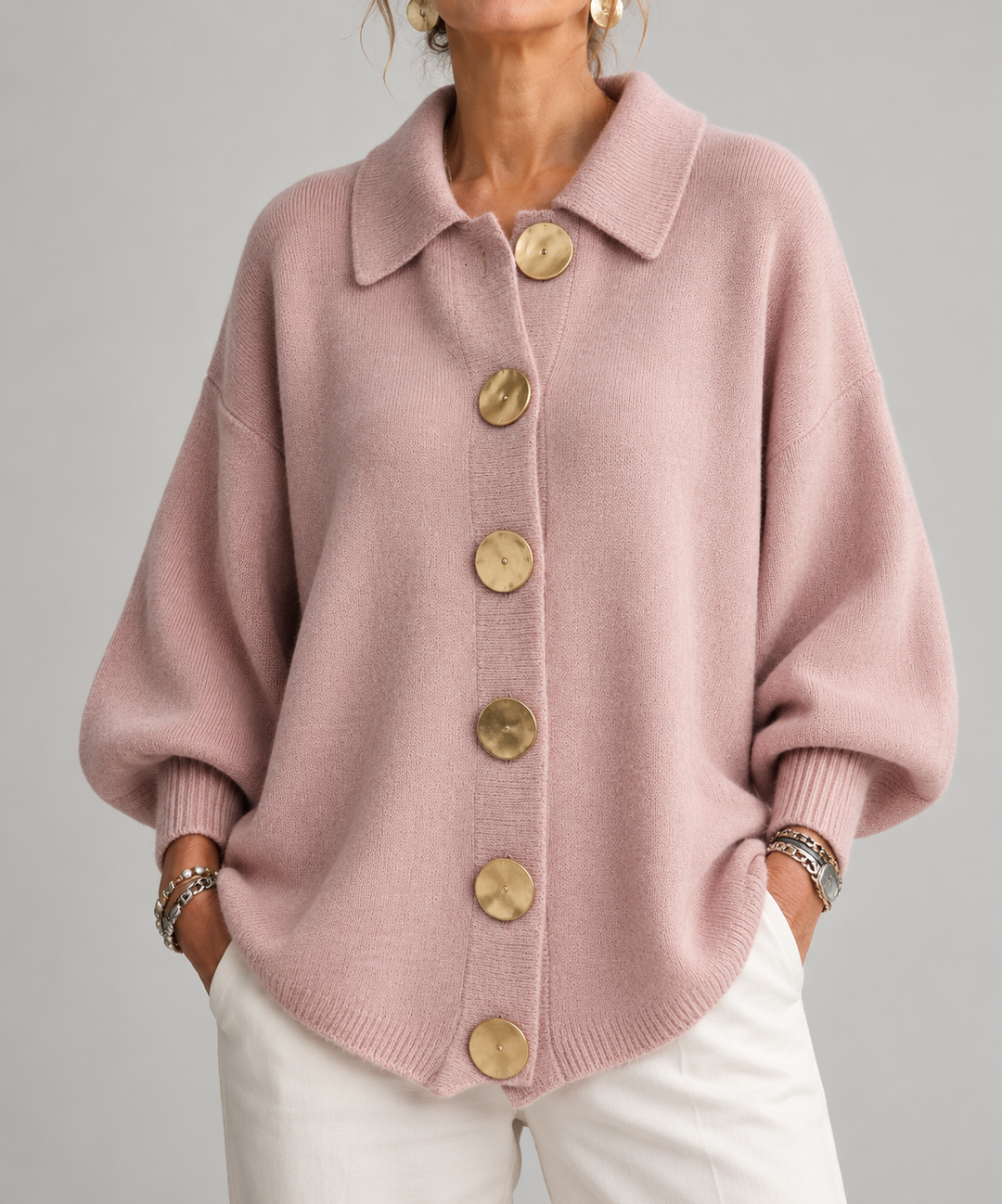 Juniper oversized wide collar cardigan – image 7