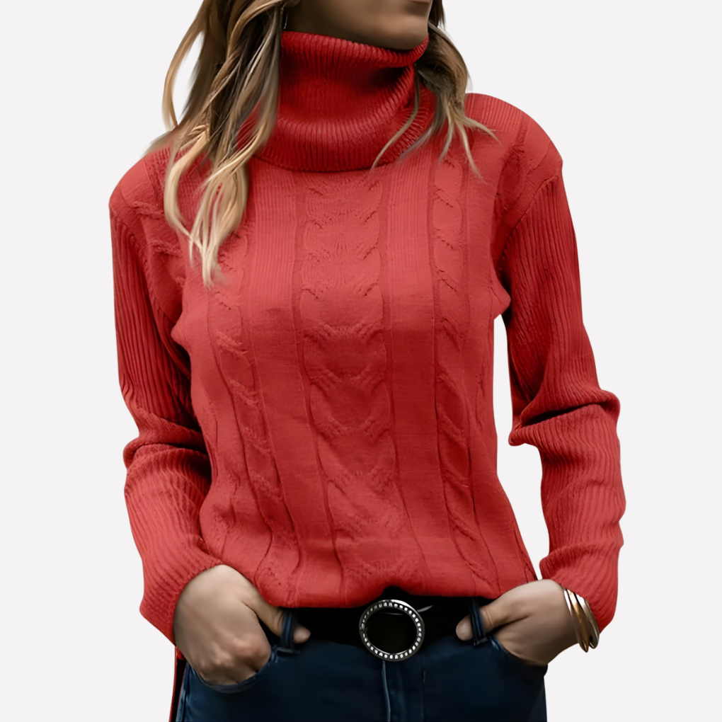 Harper relaxed turtleneck sweater – image 14