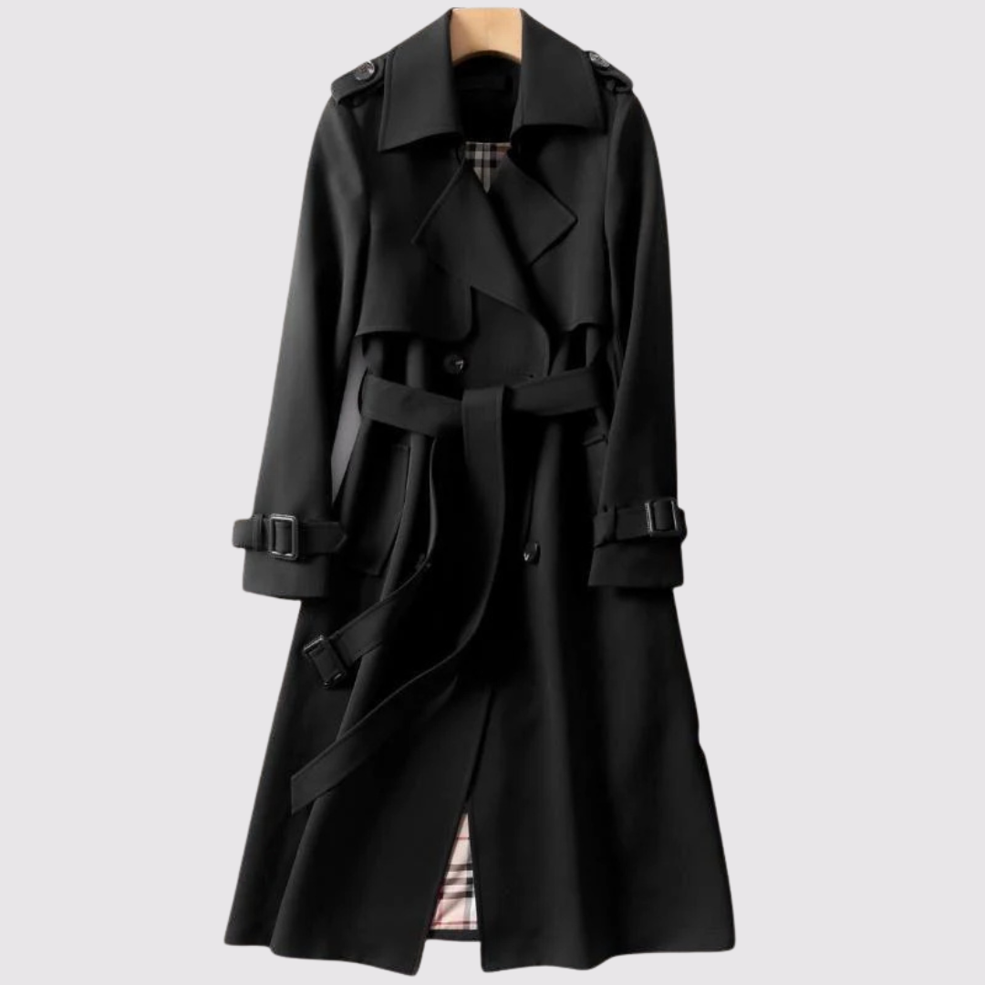 Emery long belted trench coat – image 6