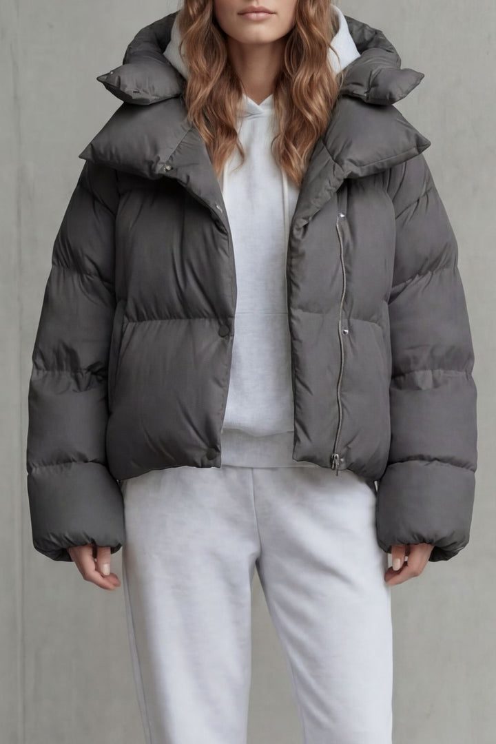 Venla cloud soft cropped puffer jacket – image 6