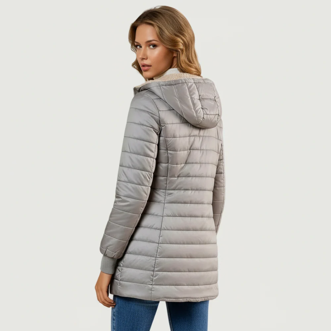 Carina sherpa lined winter coat – image 2