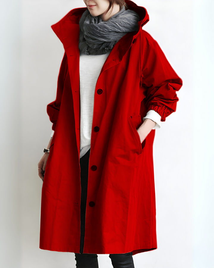 Sienna hooded trench coat – image 6