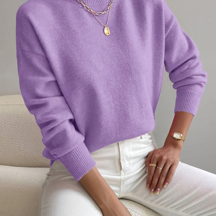 Addison oversized mock neck sweater – image 17