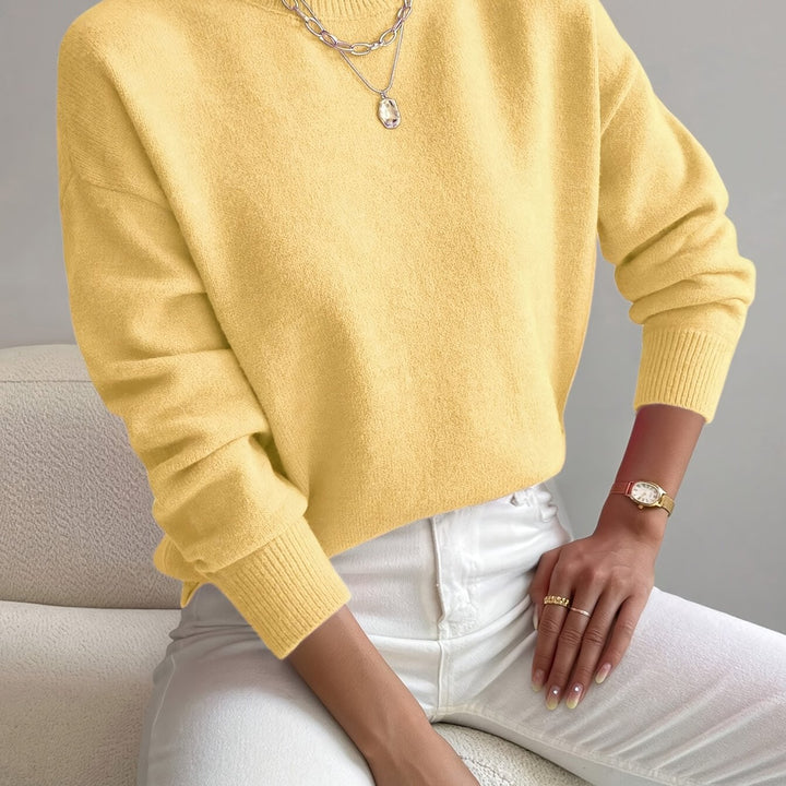 Addison oversized mock neck sweater – image 20