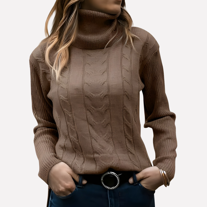 Harper relaxed turtleneck sweater – image 15