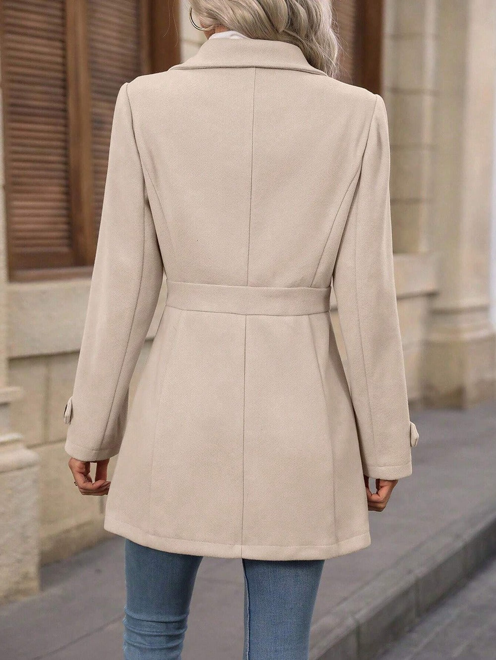 Nora classic belted trench coat – image 8