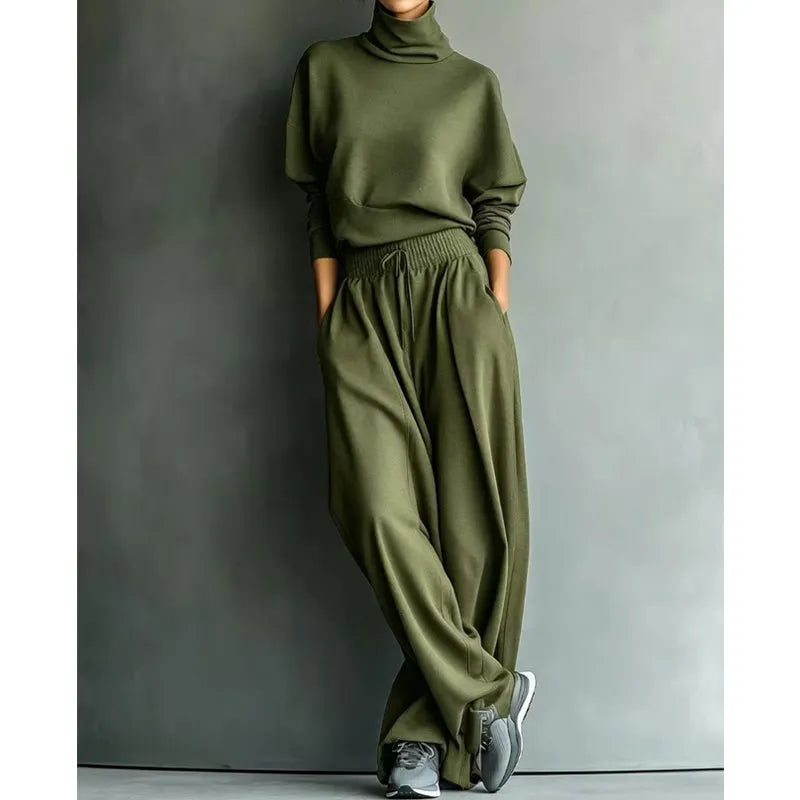 Zara turtleneck and wide leg pants set – image 12