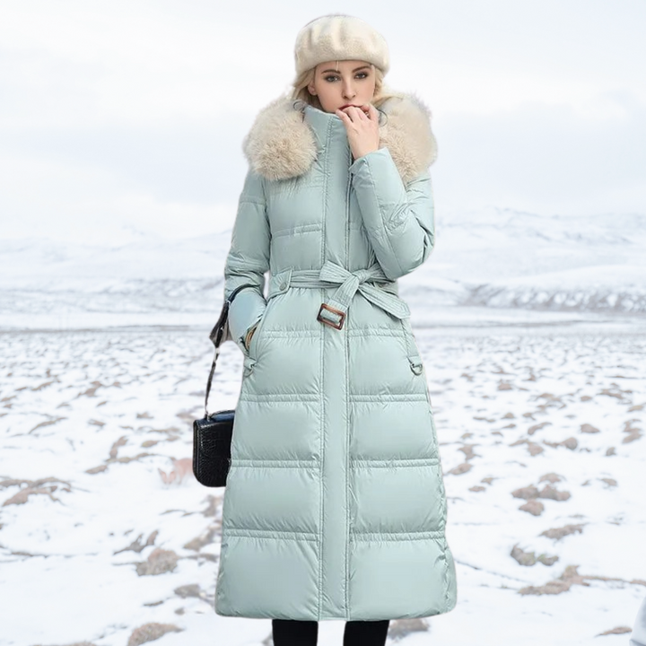 Antonia faux fur collar winter coat – image 4