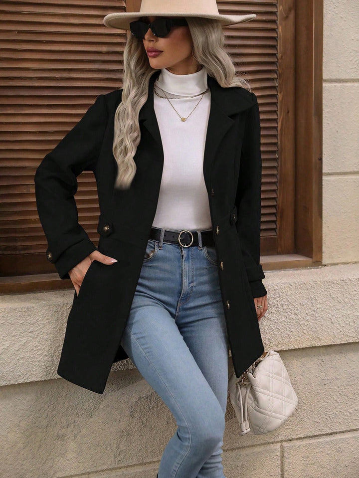 Nora classic belted trench coat – image 11