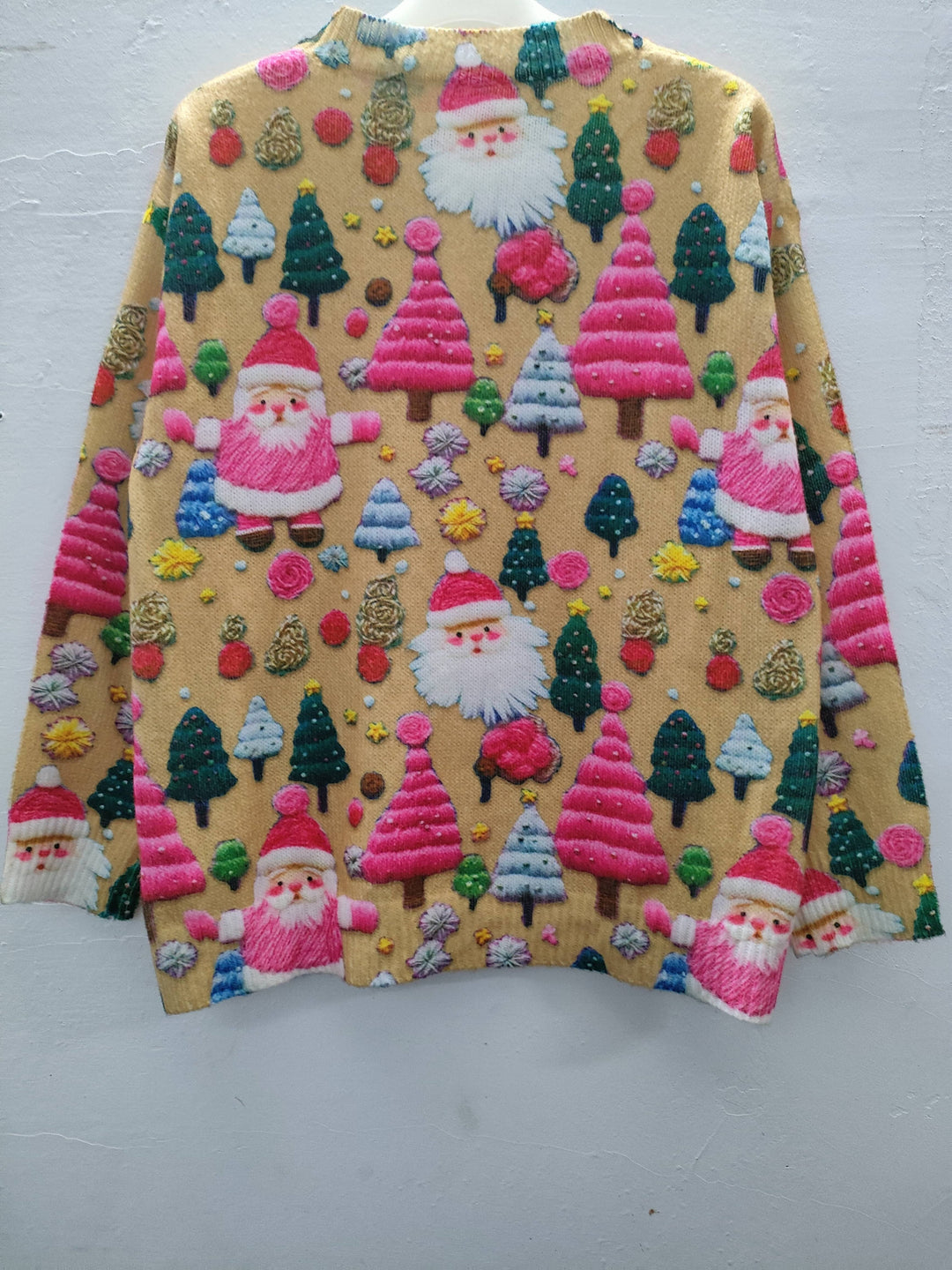Carol sequin Santa Christmas sweater – image 6