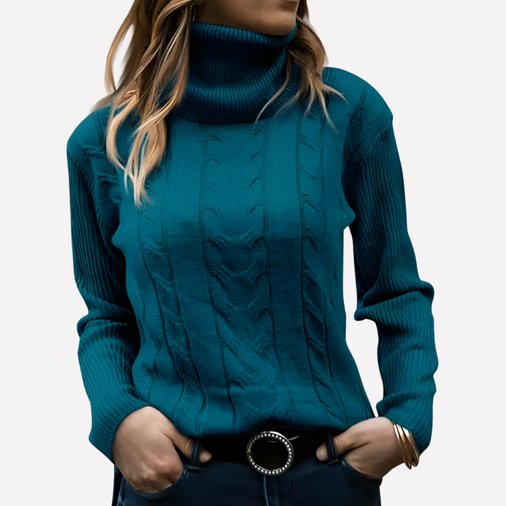 Harper relaxed turtleneck sweater – image 17
