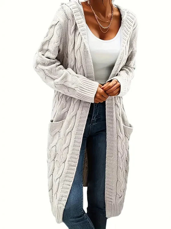 Madeline collarless knit cardigan – image 8
