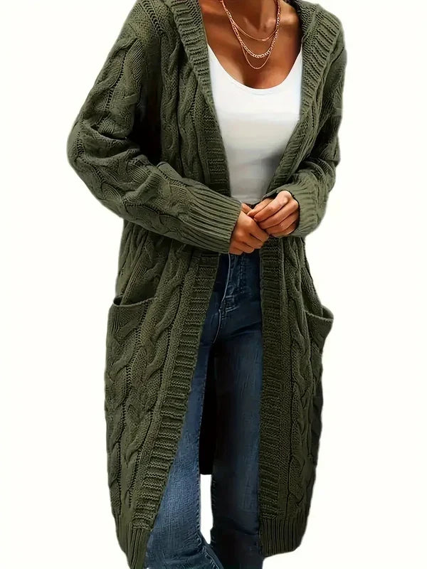 Madeline collarless knit cardigan – image 9