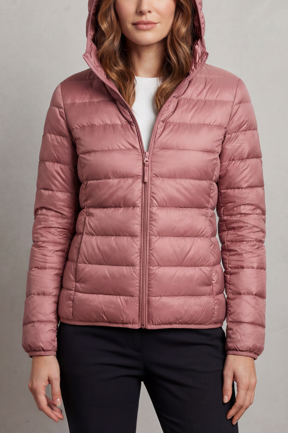 Courtney lightweight packable hooded puffer jacket – image 13