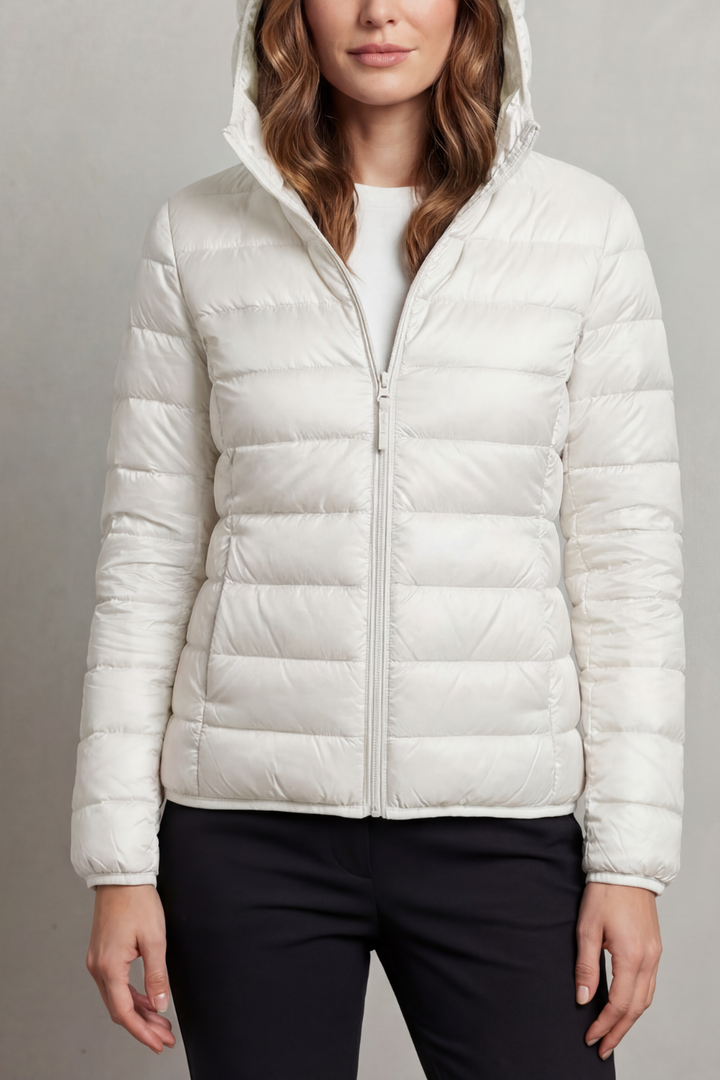 Courtney lightweight packable hooded puffer jacket – image 23