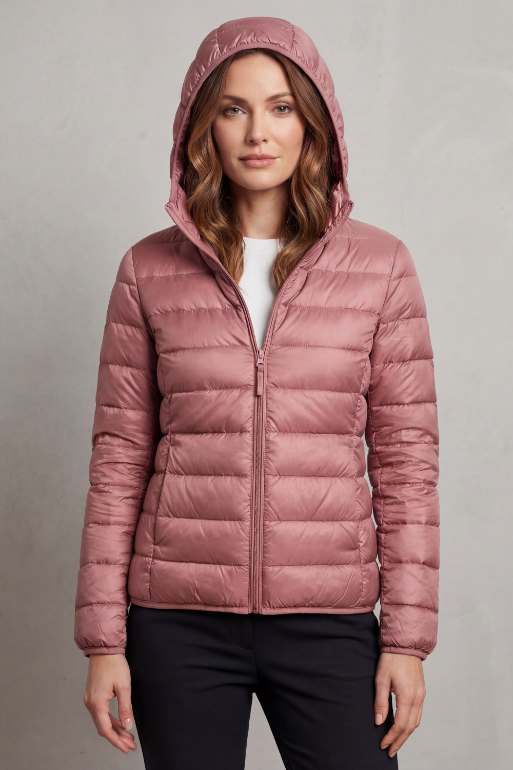 Courtney lightweight packable hooded puffer jacket – image 14
