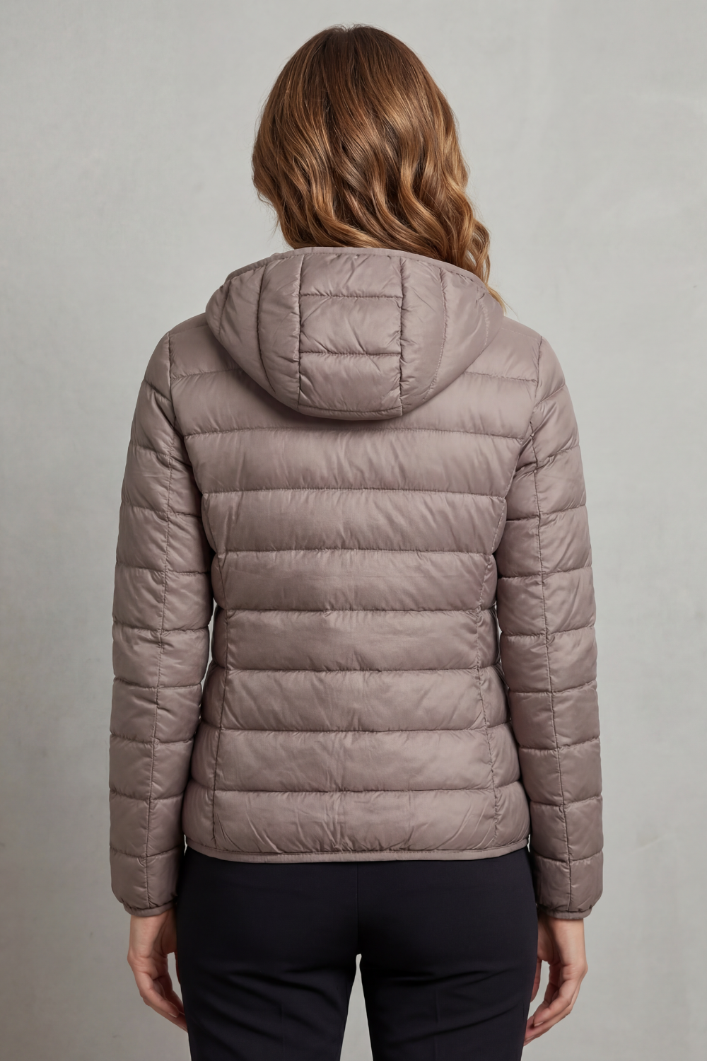 Courtney lightweight packable hooded puffer jacket – image 4
