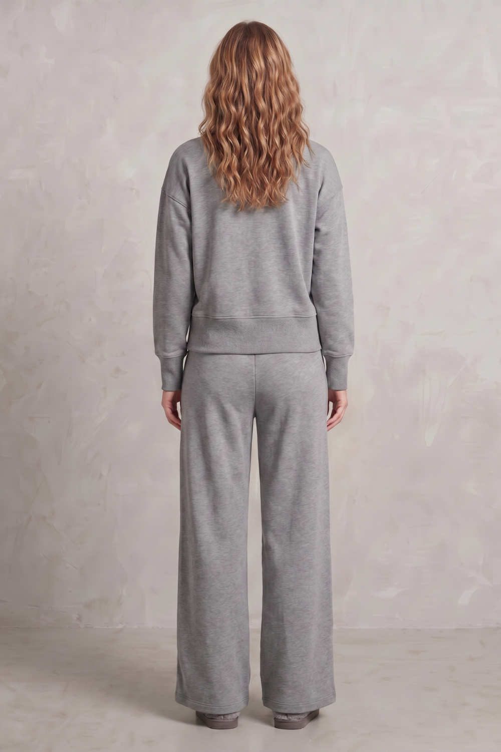 Haven relaxed v neck top and wide leg pants set – image 4