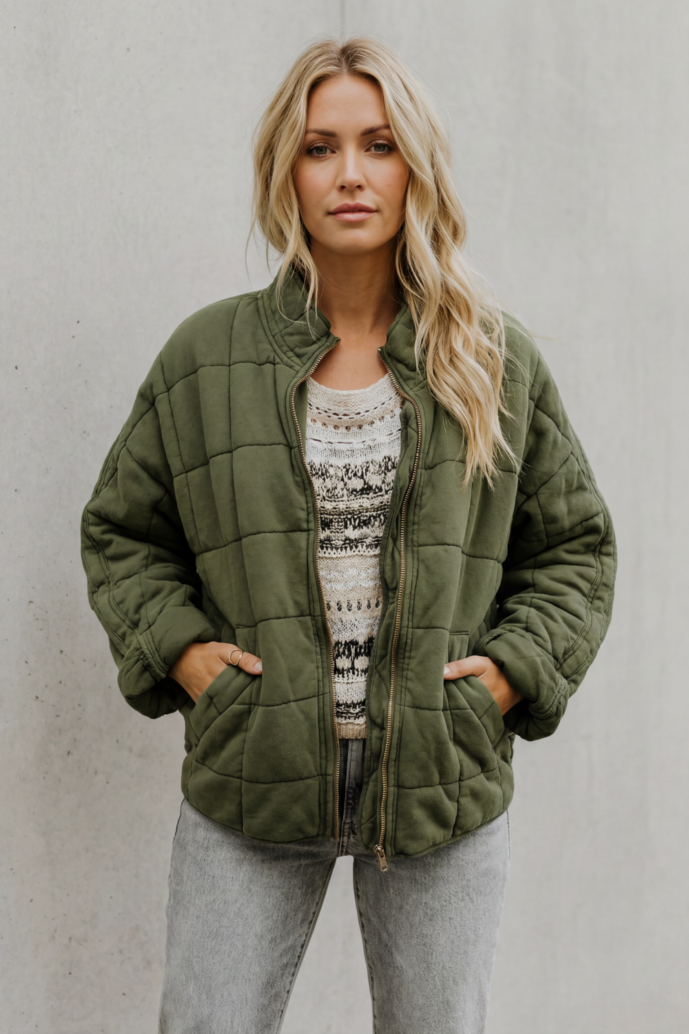 Jade quilted everyday jacket – image 2