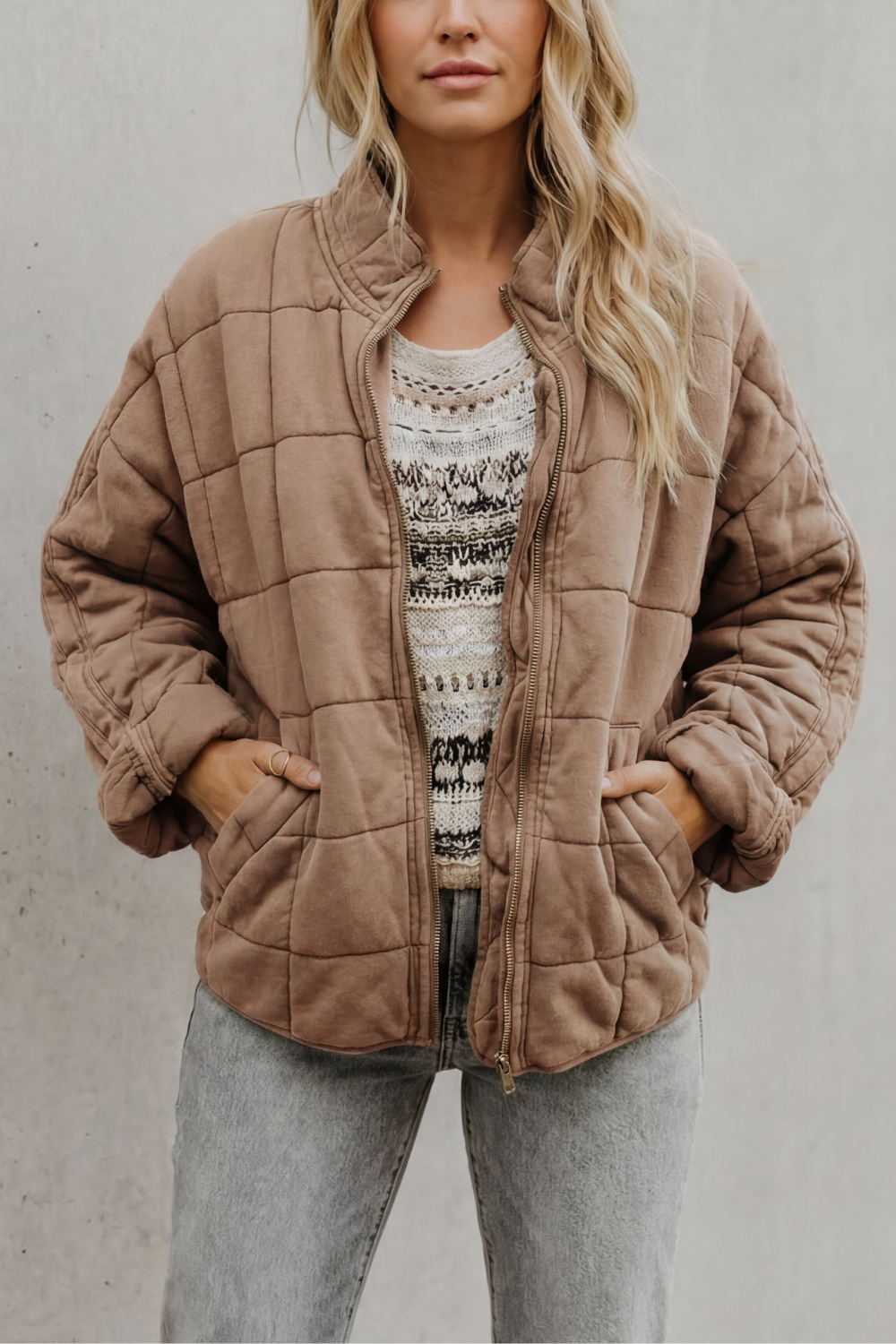 Jade quilted everyday jacket – image 7