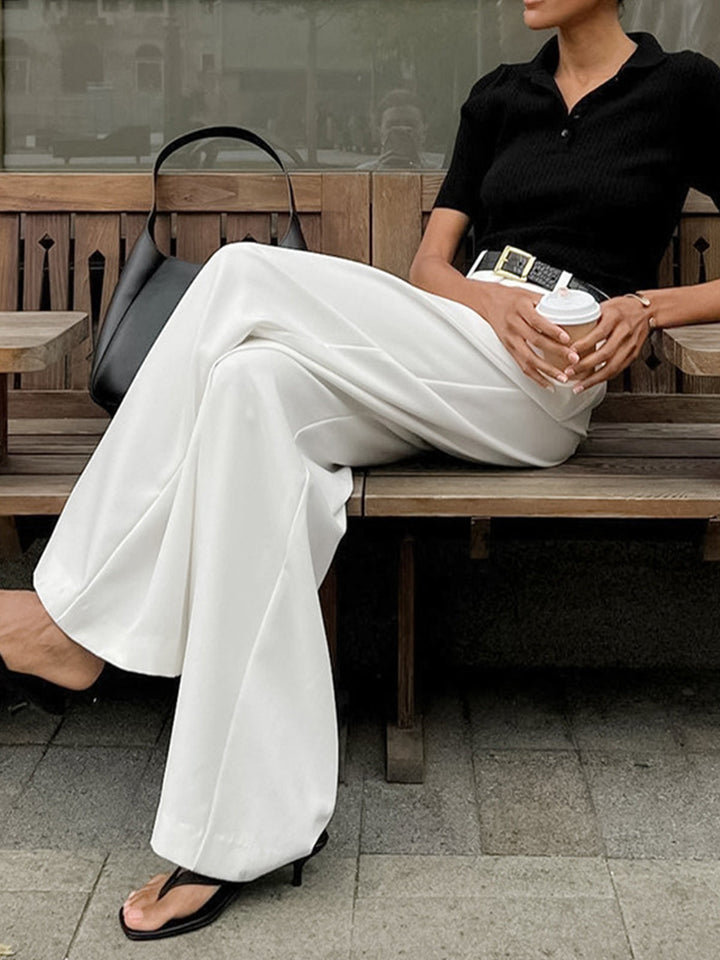 Selma tailored high rise wide leg pants – image 5