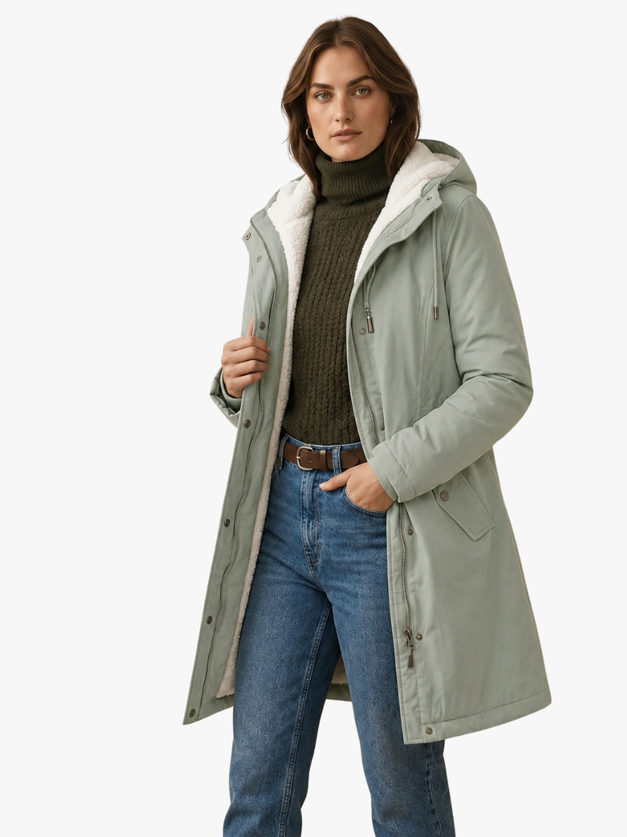 Aspen fleece lined winter parka