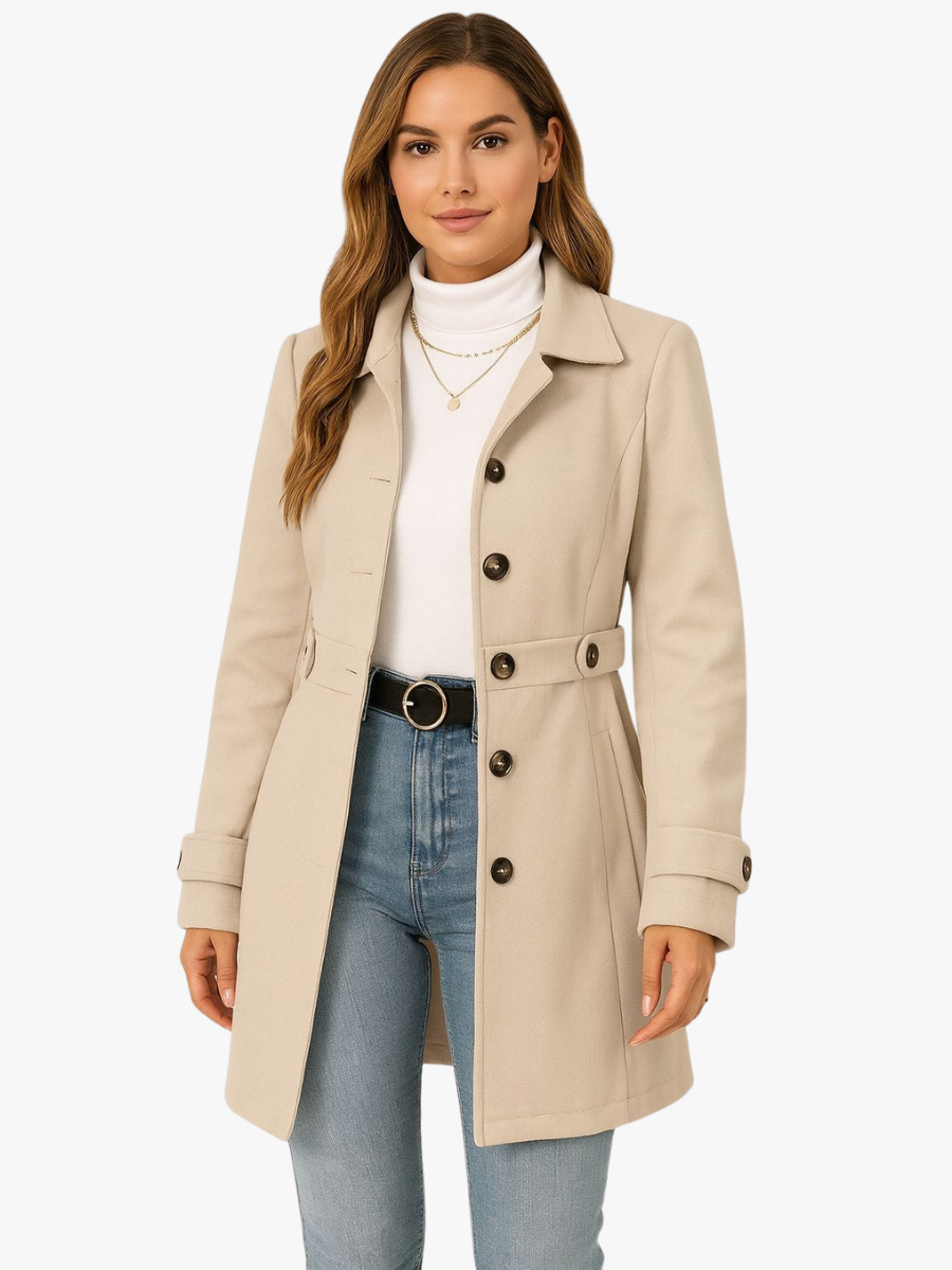Nora classic belted trench coat