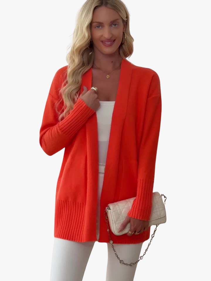 Carson longline knit cardigan