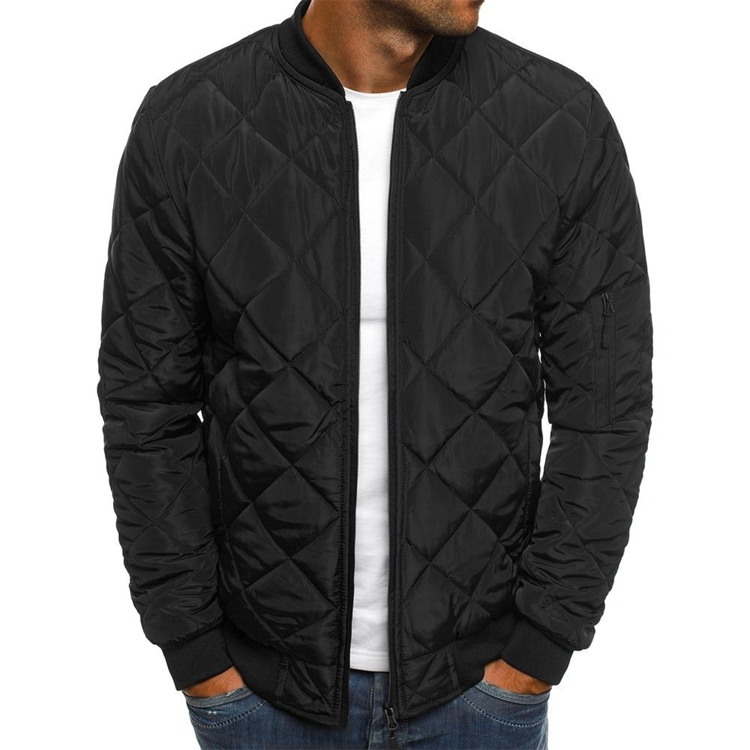 Selena quilted puffer bomber jacket – image 3