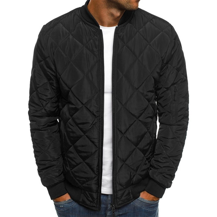Selena quilted puffer bomber jacket – image 3