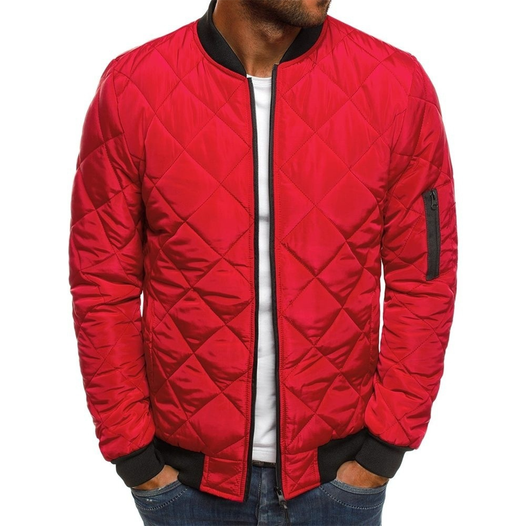 Selena quilted puffer bomber jacket – image 4