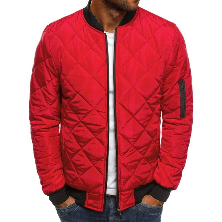 Selena quilted puffer bomber jacket – image 4