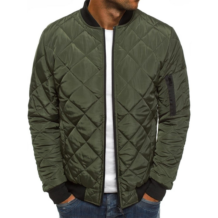 Selena quilted puffer bomber jacket – image 5