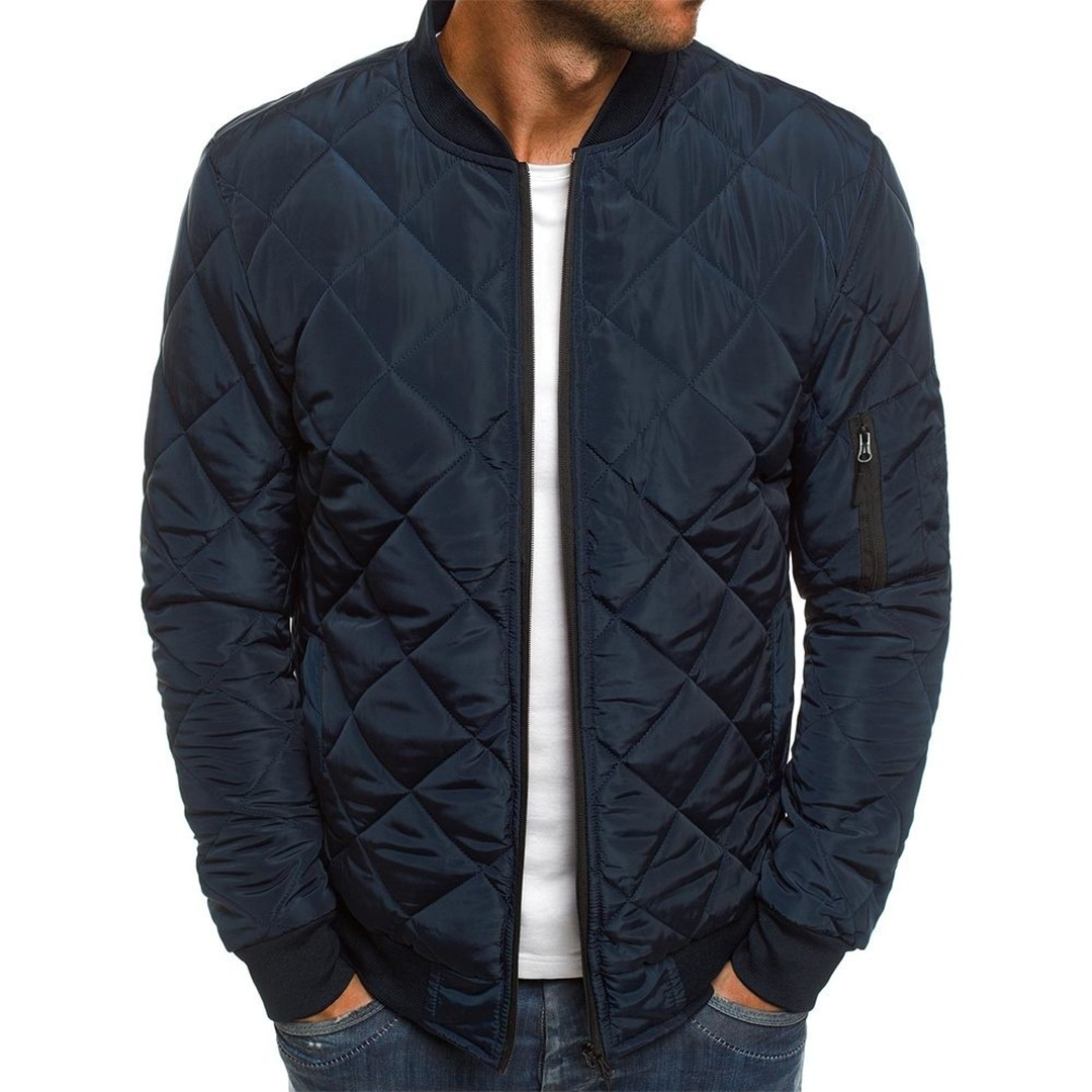 Selena quilted puffer bomber jacket