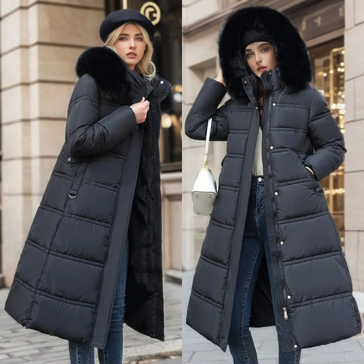 Antonia faux fur collar winter coat – image 16