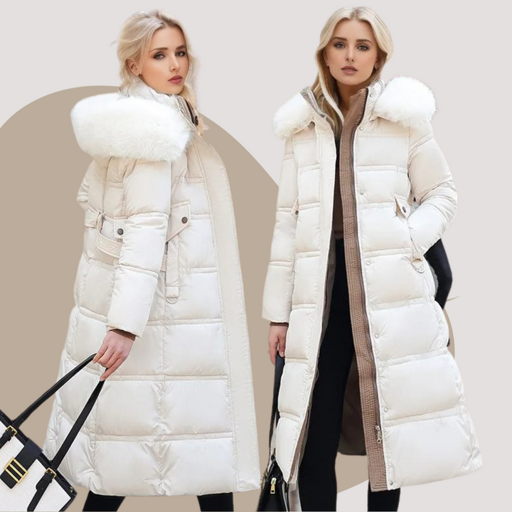 Antonia faux fur collar winter coat – image 18