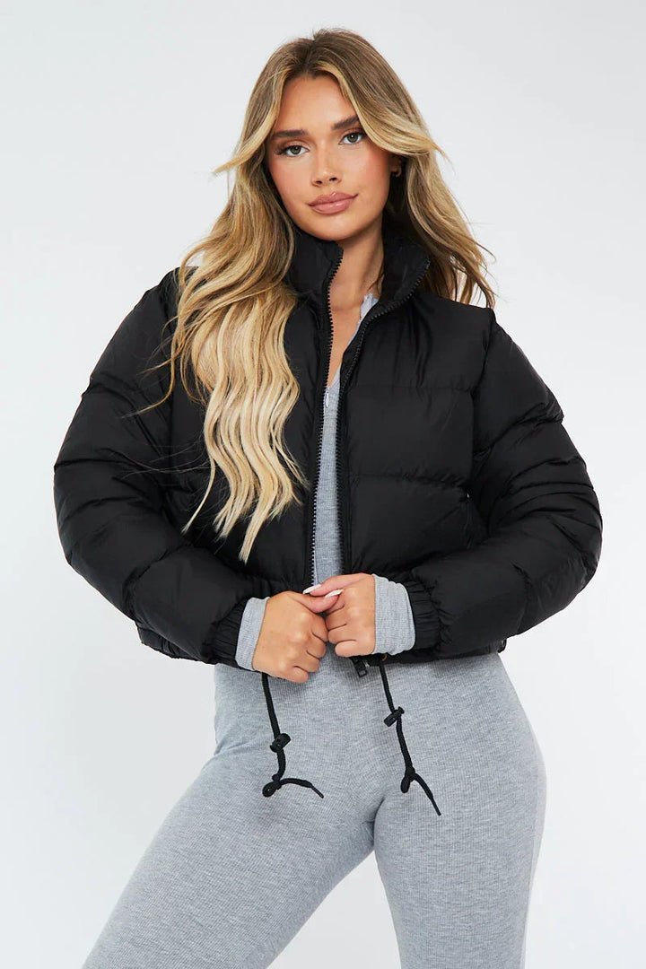 June classic cropped puffer jacket