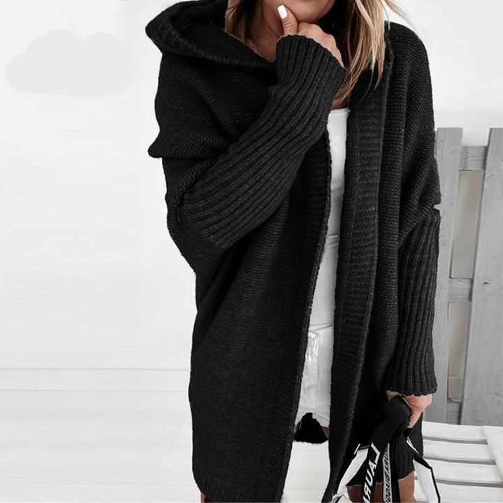 Wilhelmina hooded cozy knit cardigan – image 4