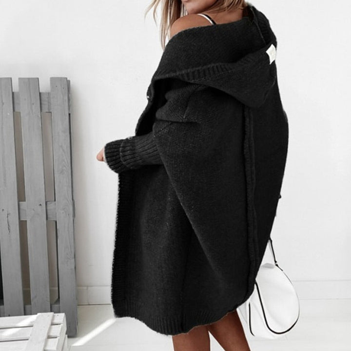 Wilhelmina hooded cozy knit cardigan – image 5