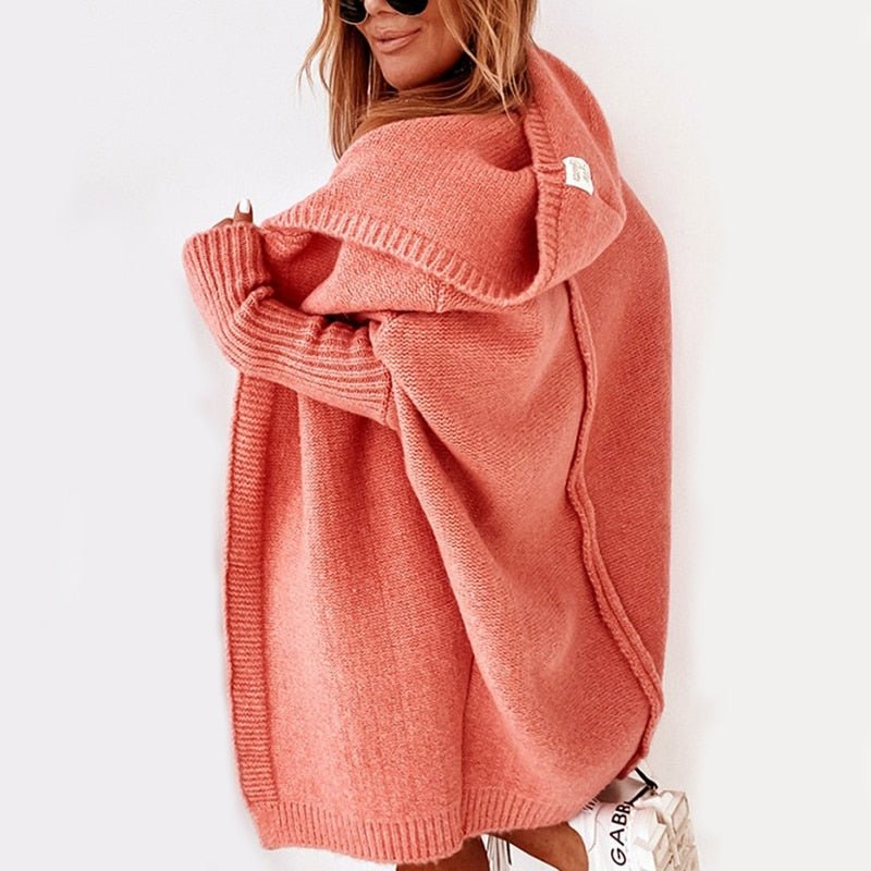 Wilhelmina hooded cozy knit cardigan – image 6