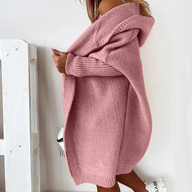 Wilhelmina hooded cozy knit cardigan – image 8