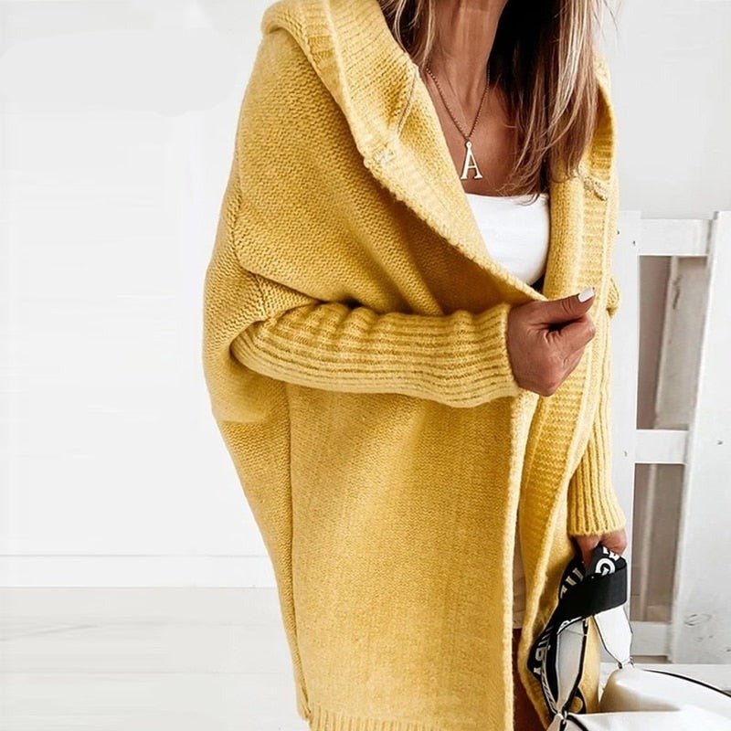 Wilhelmina hooded cozy knit cardigan – image 9