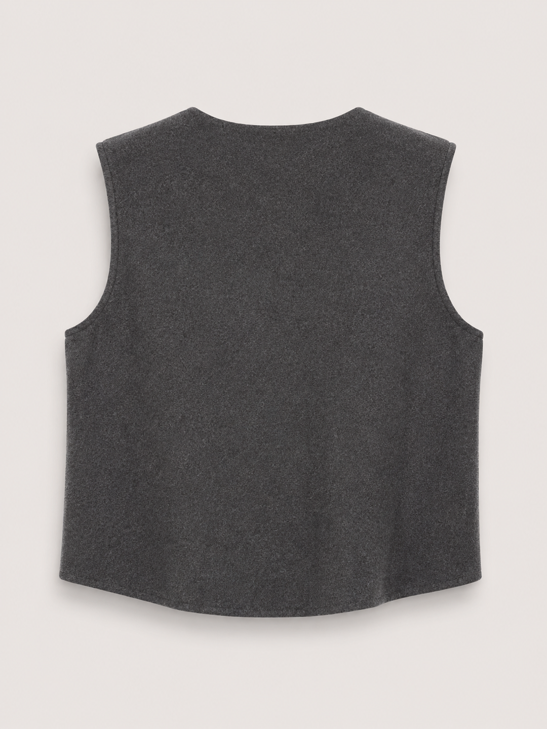 Phoebe v neck button front knit vest – image 5
