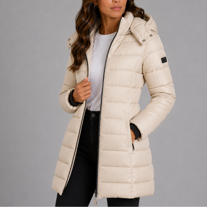 Nadine hooded long puffer jacket – image 4