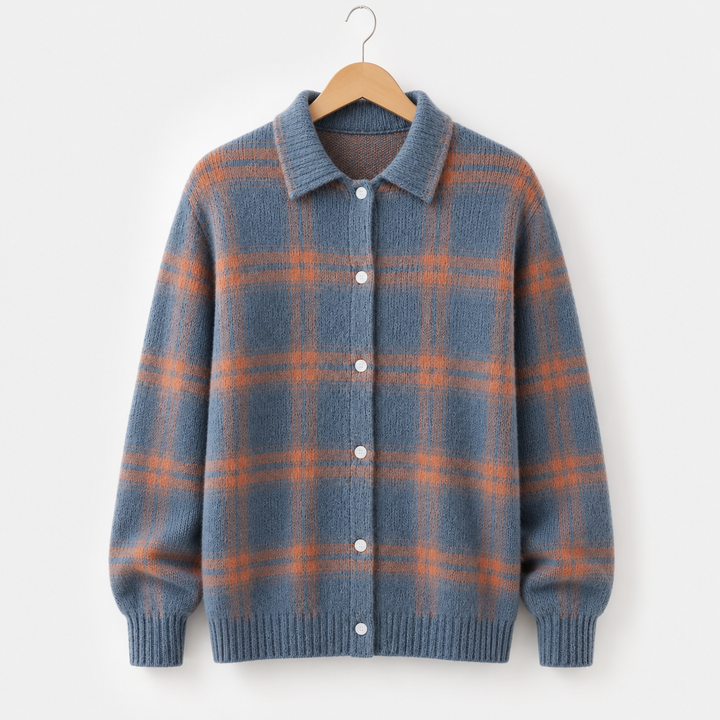 Tessa collared button knit cardigan – image 10