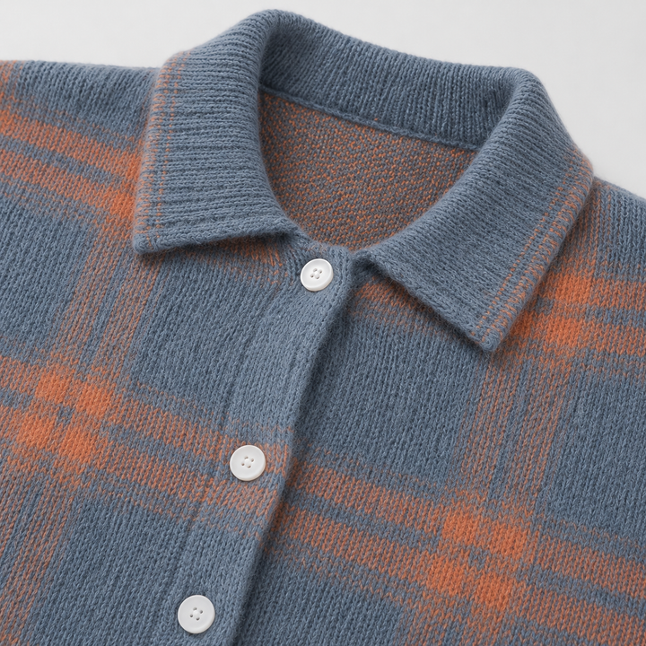 Tessa collared button knit cardigan – image 12