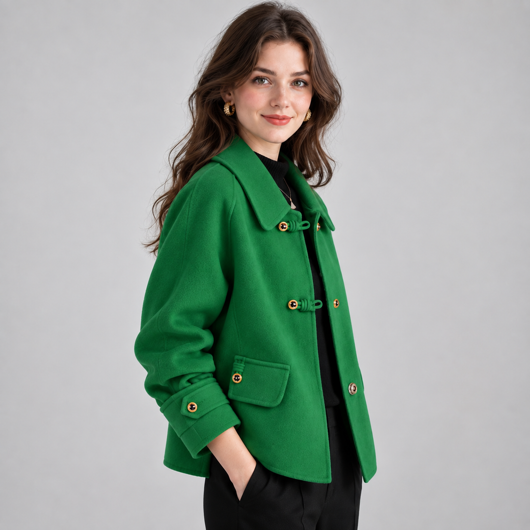 Odette tweed jacket with pearl buttons – image 3
