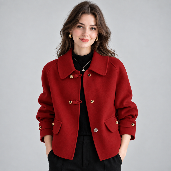 Odette tweed jacket with pearl buttons – image 8
